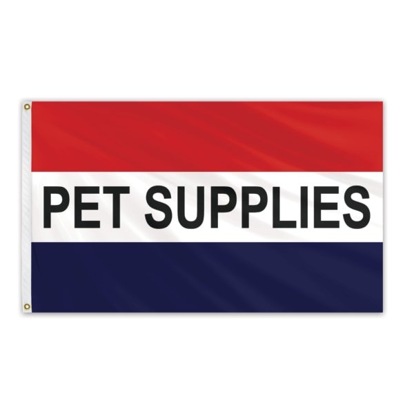 Pet Supplies Message Flag 3'x5' Standard Flag